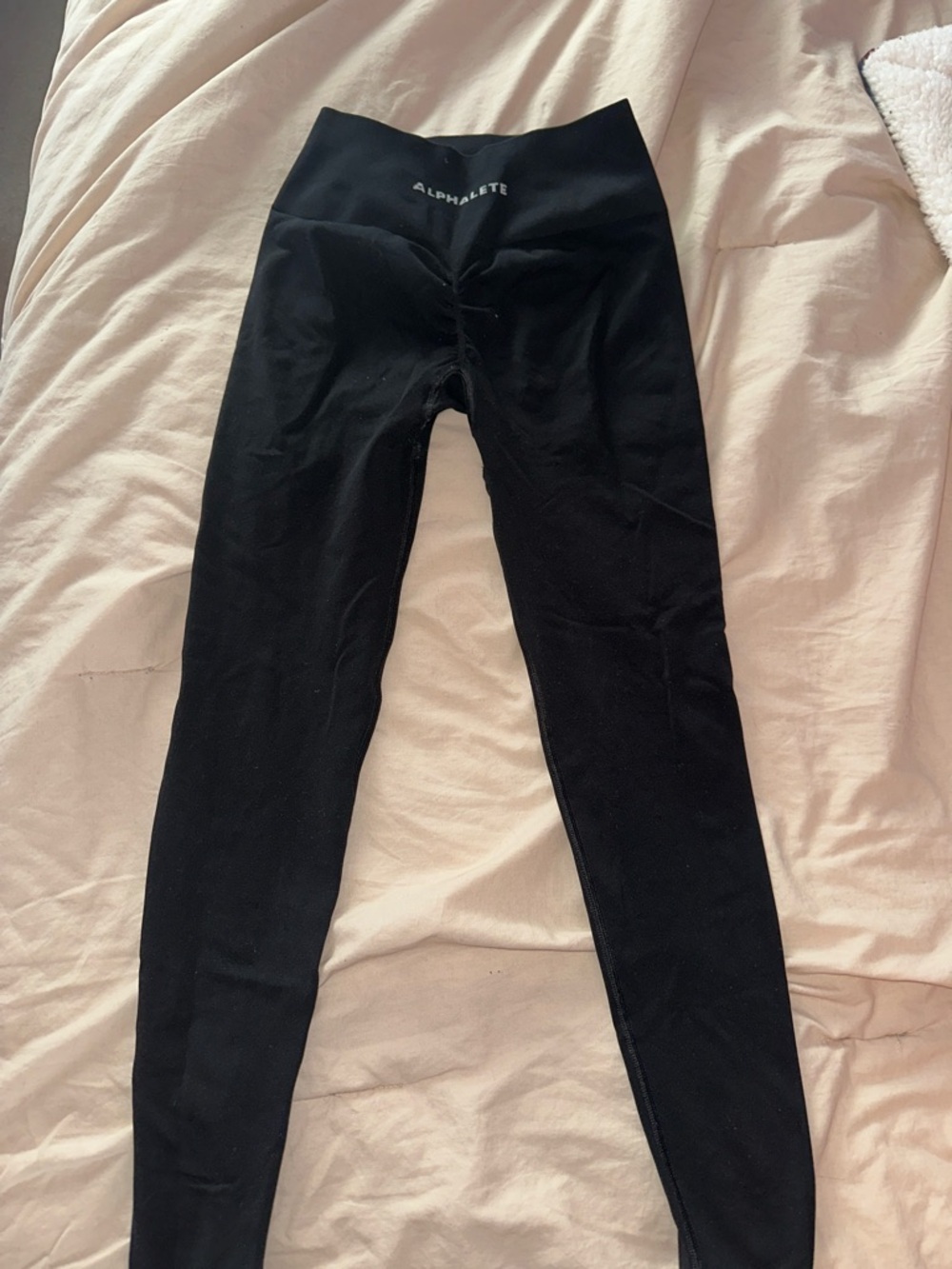 Alphalete Women’s Black Seamless High-Waist Leggings Size M